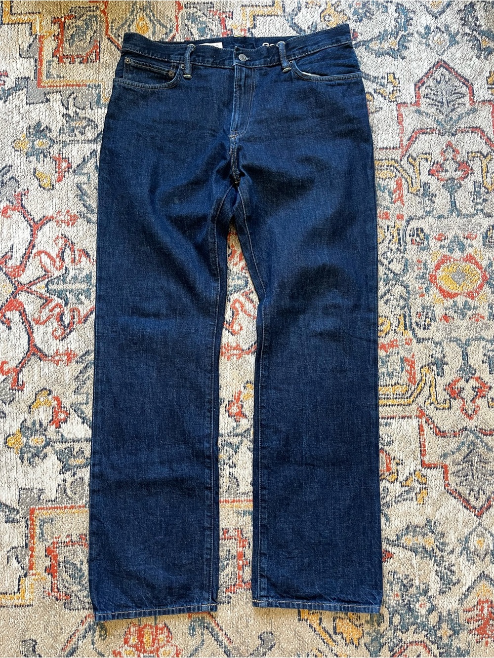 GAP Men's Straight Fit Dark Blue Jeans - 34x34*